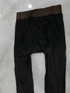 black fleece winter leggings (free size 32)