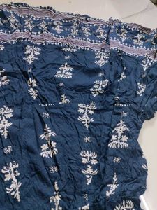 Elegant Blue Ethnic Gown