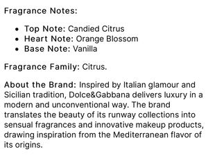 Dolce And Gabbana Perfume