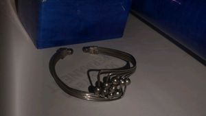 Vintage Silver Tone Cuff Bracelet