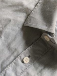 Gray Button-Down Shirt