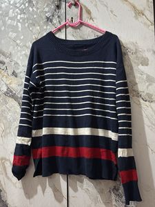 Striped Navy Sweater