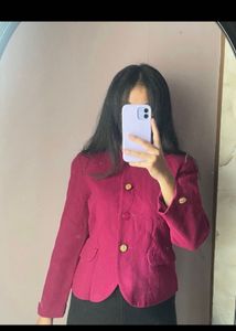 Winter Pink Blazer