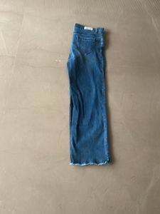 Wide Leg Cropped Jeans