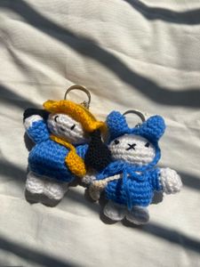 Matching Crochet Keychain