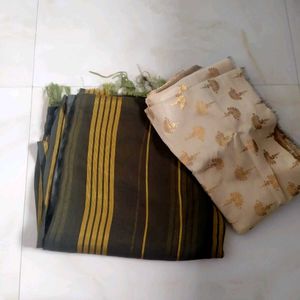 saari with blouse fabric
