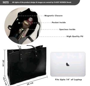 Chic Black Tote Bag