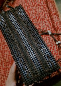 Floral Beaded Clutch