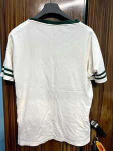 White Graphic Print Tee