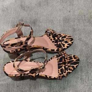 Leopard Print Sandals