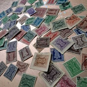 50+ Vintage Indian Service/Revenue Stamps