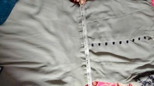 Elegant Blue &amp; Grey Ethnic Gown