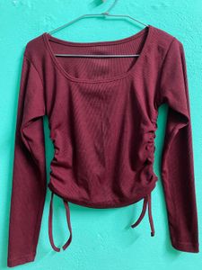 A Casual Fitted Crop Top