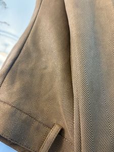 Tan Faux Suede Blazer