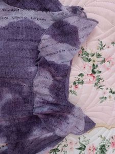 Savana Ruffled Tie-Dye Top..but label got cut