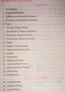 8th Class English Grammar Book