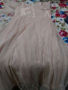 Baby Pink Colour Party Wear  Gawn