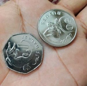 Gambia 2 Different Animal Theme Coins