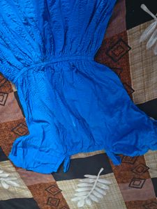 dress blue colour bust 30/32/28 all fitted fully s