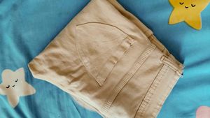 Beige/Cream Colour Jeans