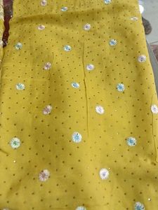 Yellow Embroidered Salwar Kameez