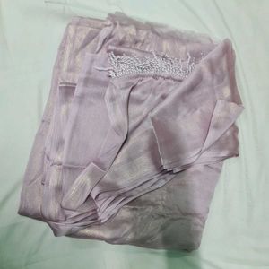 Elegant Saree with blouse and Belt✨️💜