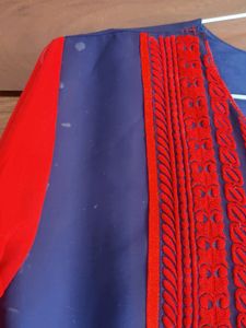 Beautiful Blue Embroidered Kurta