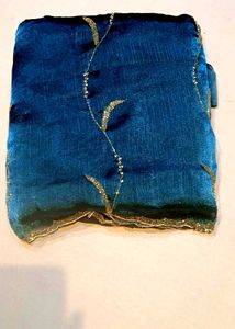 blue saree