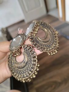 Oxidised Gold Jhumka 💛🧡