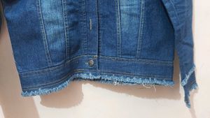 Frayed Denim Jacket