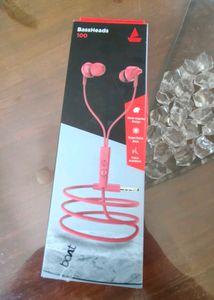 Boat Wired Earphones - Red