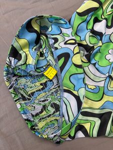 Abstract Printed Tube Jumpsuit