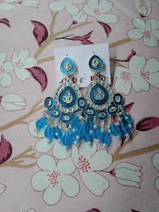 Stylish  sky blue Dangle Earrings