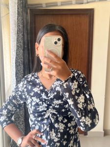 Floral Print Midi Dress