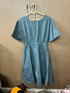 Blue Casual Everyday Comfortable Dress