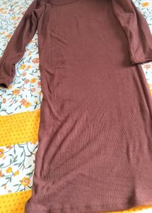 Brown Midi Dress