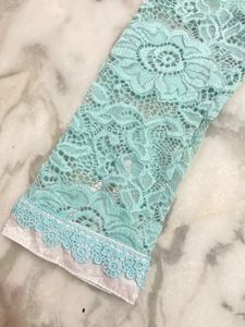Mint Lace Long Sleeve Top