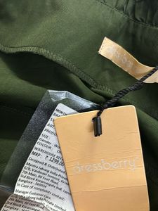 Wrap Skirt With Strings And Button