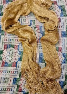 Golden Net Shining Unisex Dupatta