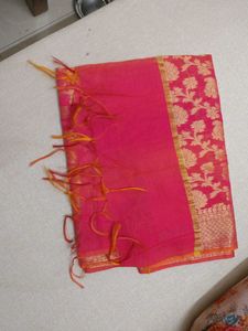 Pink Floral Print Kurta Set With Pant