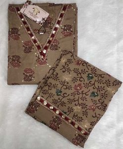 Rose Print Kurta Set