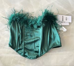 Feather Tube Top
