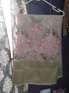 Pink Sarree With Stitched Blouse Not Used