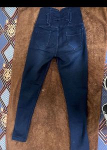 High Waist Blue Denim 👖✨