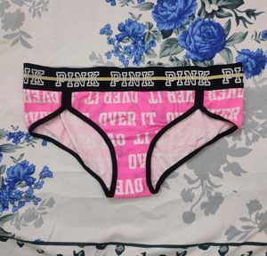 Pink By Victoria Secret Band Logo Brief Panty