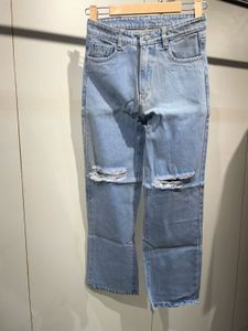 Ripped Light Wash Jeans