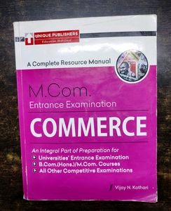 M.Com. Competitive Exam Book