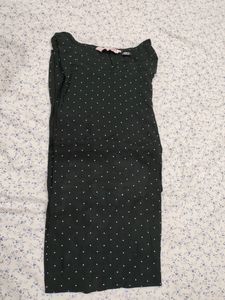 Black Polka Kurti