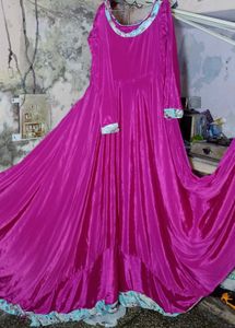 Rose Silk Heavy Gown