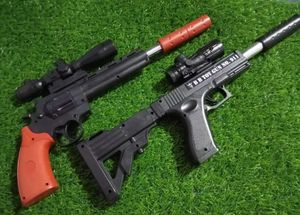 (Pack Of 2)  Toy Pubg Gun With Free Bullets